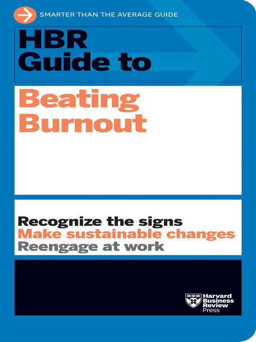 Cover image for HBR Guide to Beating Burnout